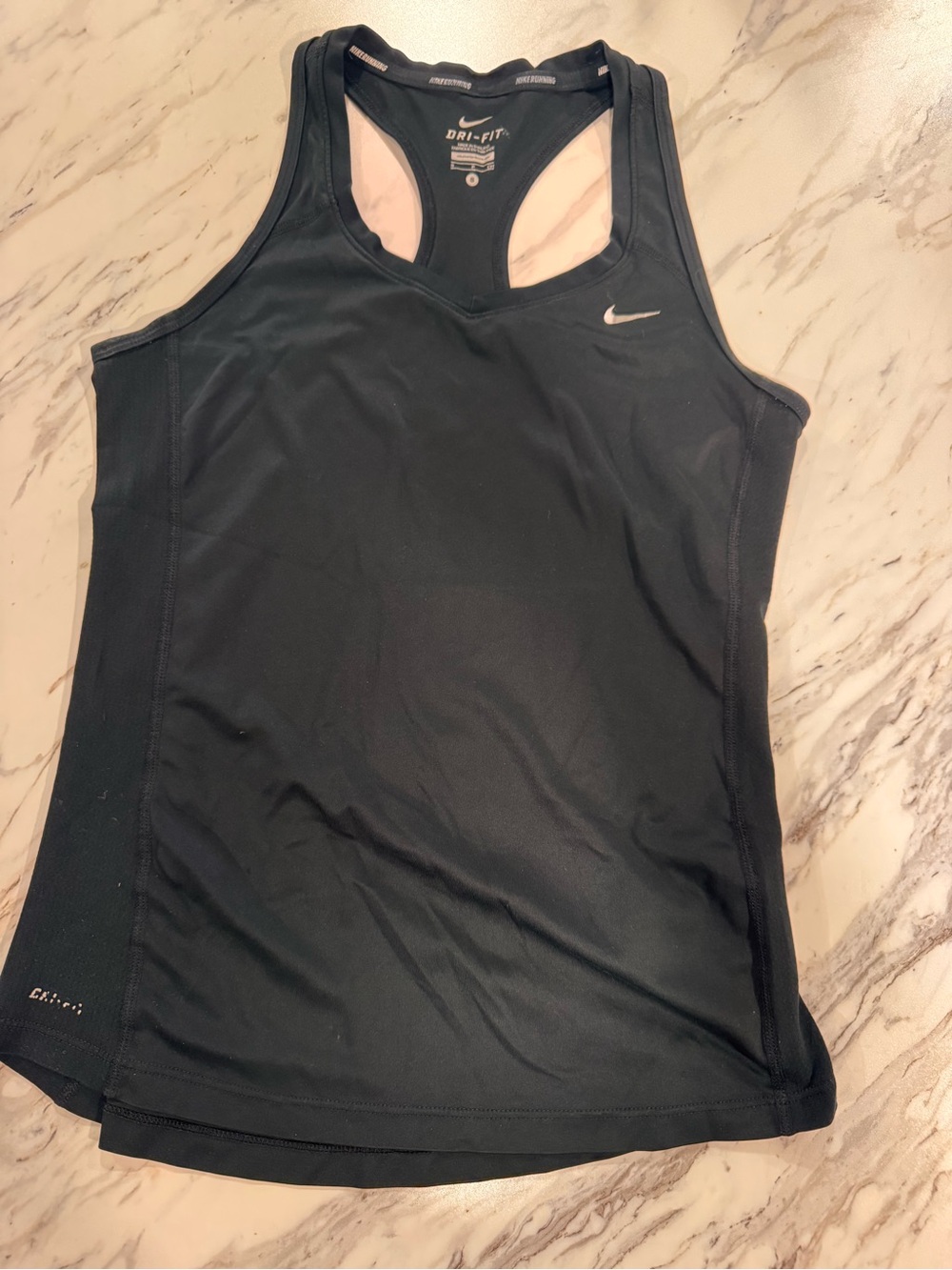 Nike Women's Black Racerback Dri-FIT Tank
